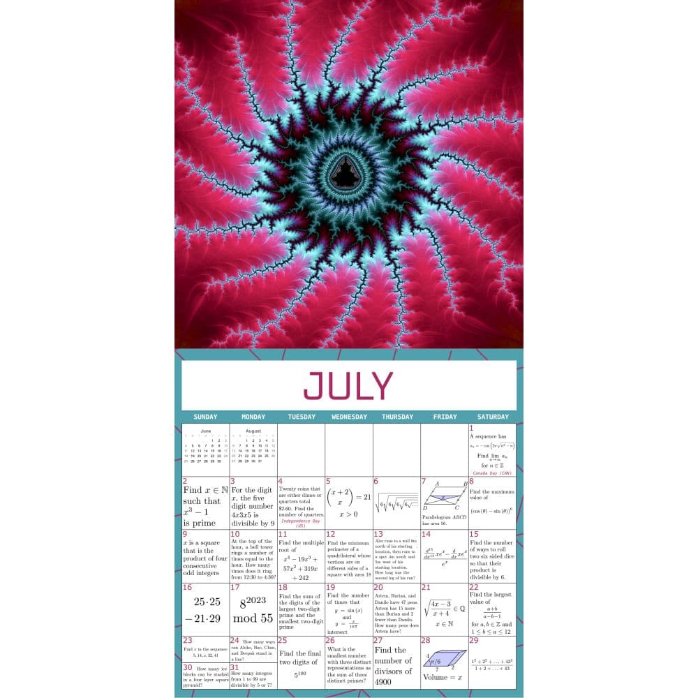 Mathematics 2023 Wall Calendar - Calendars.com