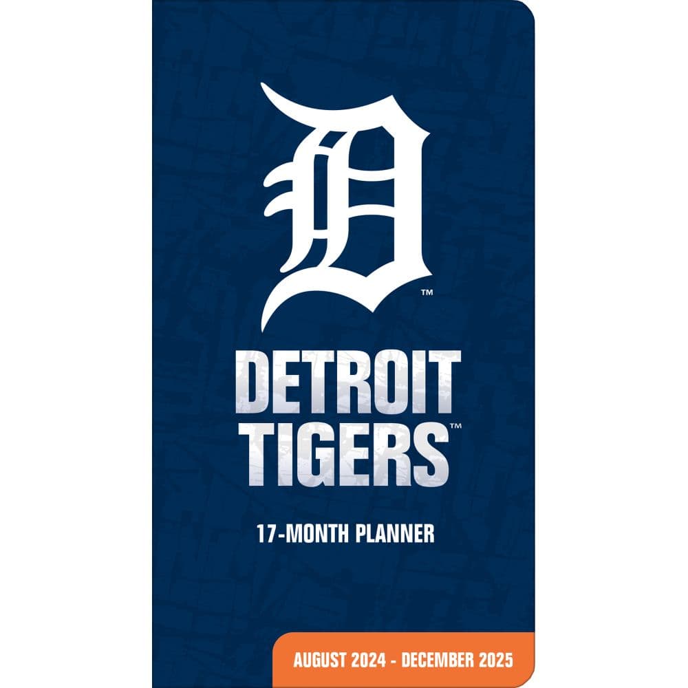 MLB Detroit Tigers 17 Month 2025 Pocket Planner