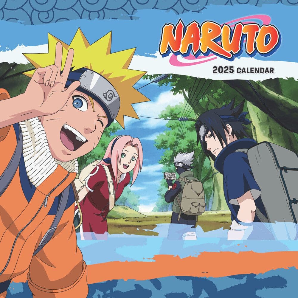 Naruto 2025 Wall Calendar Main Image