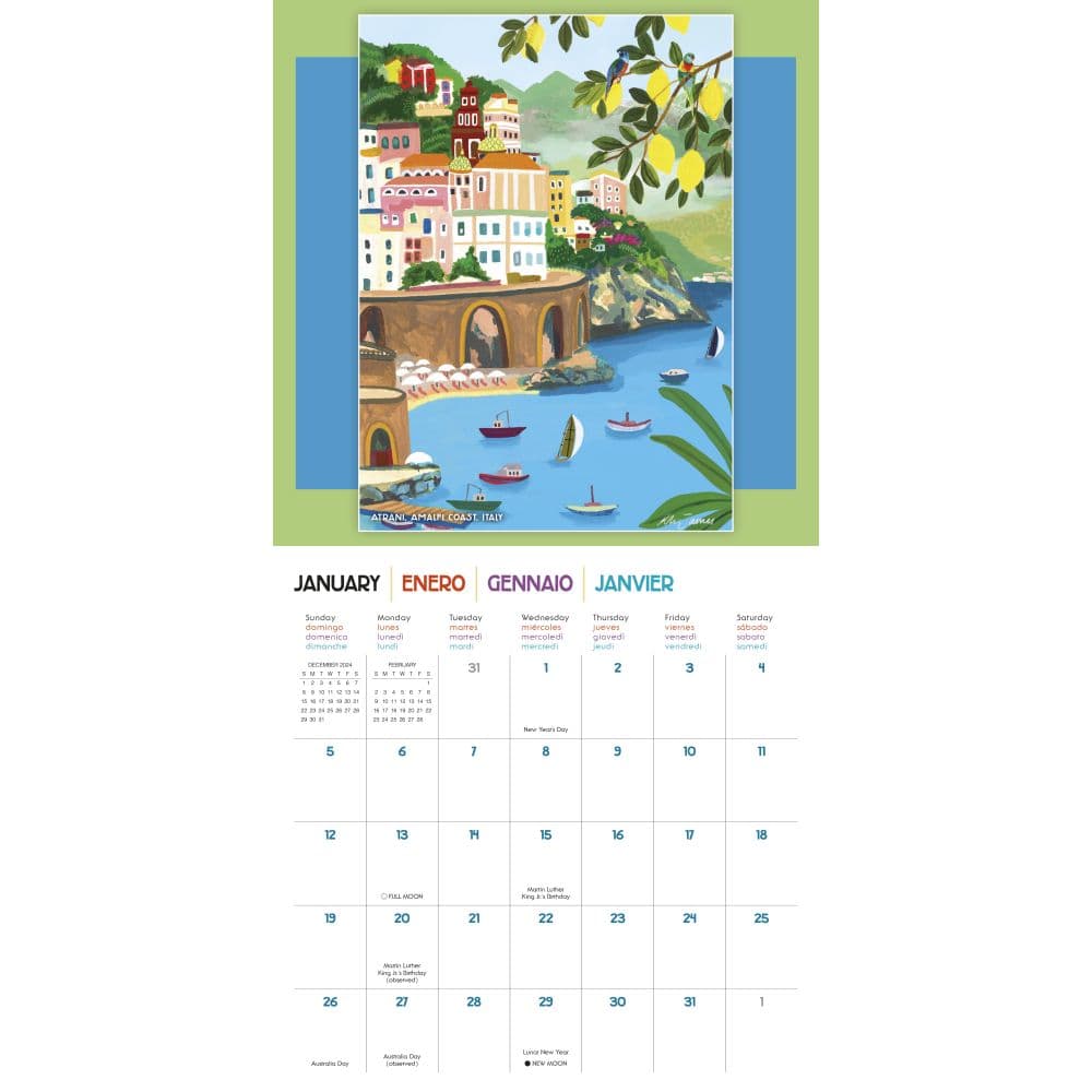 Colorful World Of Rhi James 2025 Wall Calendar Second Alternate Image width=&quot;1000&quot; height=&quot;1000&quot;