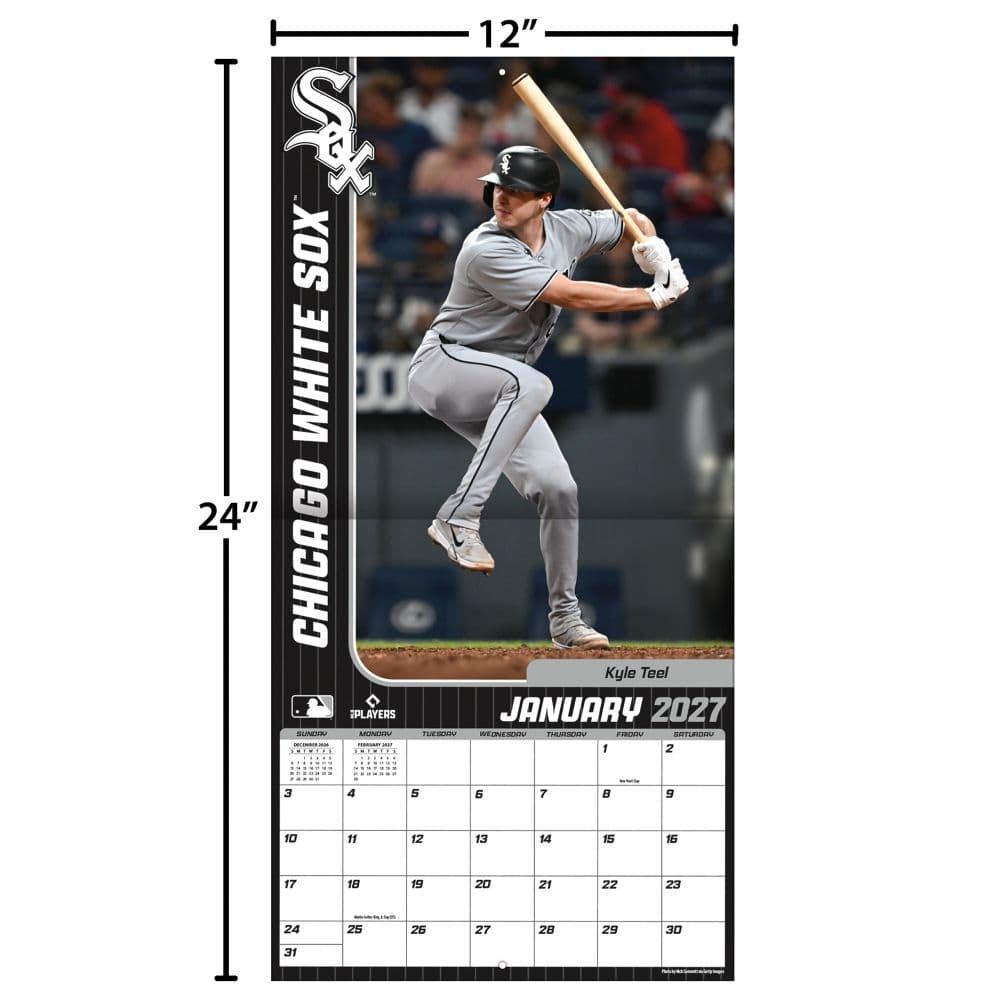 MLB Chicago White Sox 2027 Wall Calendar Fourth Alternate Image