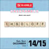 image Scrabble 2024 Desk Calendar December