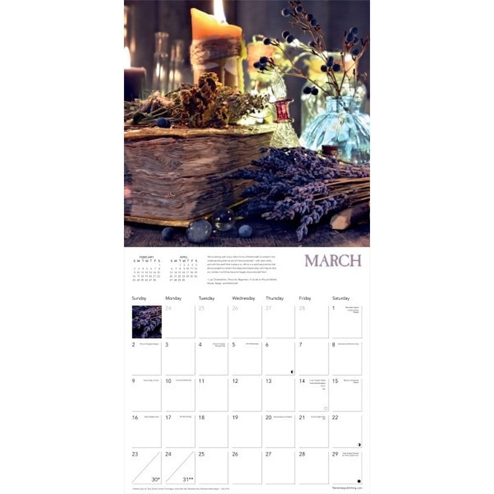 Wicca 2025 Wall Calendar Second Alternate Image