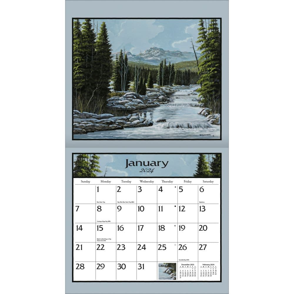 Lure Of The Outdoors 2024 Wall Calendar