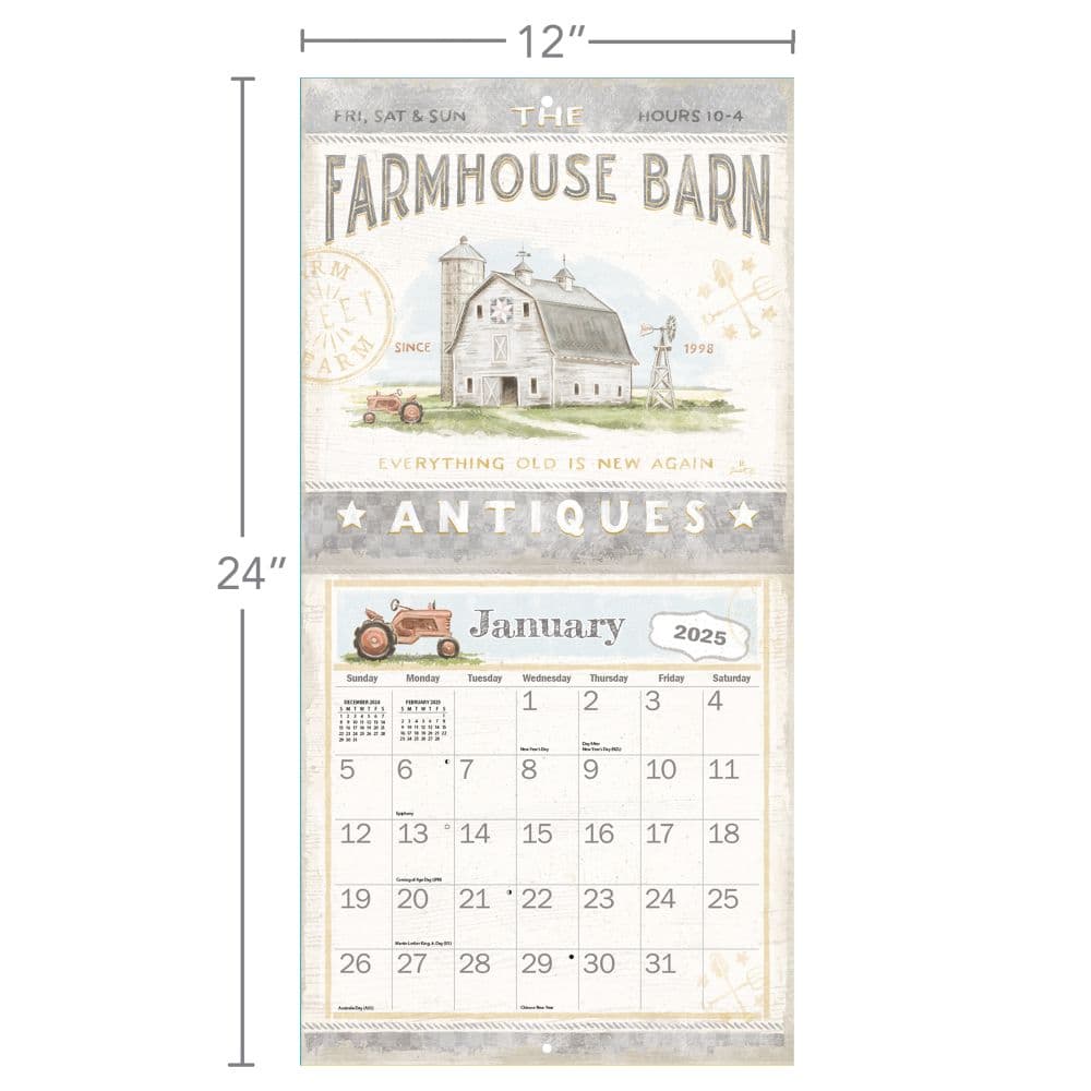 Farm Fresh by Chad Barrett 2025 Wall Calendar Fourth Alternate Image width="1000" height="1000"