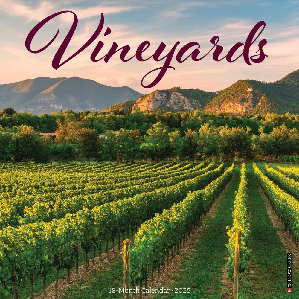 Vineyards 2025 Wall Calendar Main Image