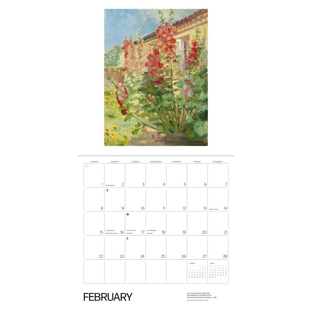 Gardens of the Impressionists 2026 Wall Calendar Fourth Alternate Image
