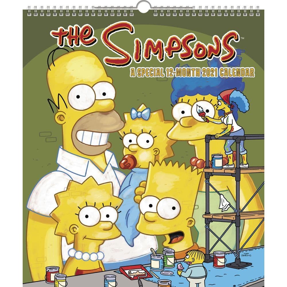 2021 Simpsons Special Edition Poster Wall Calendar