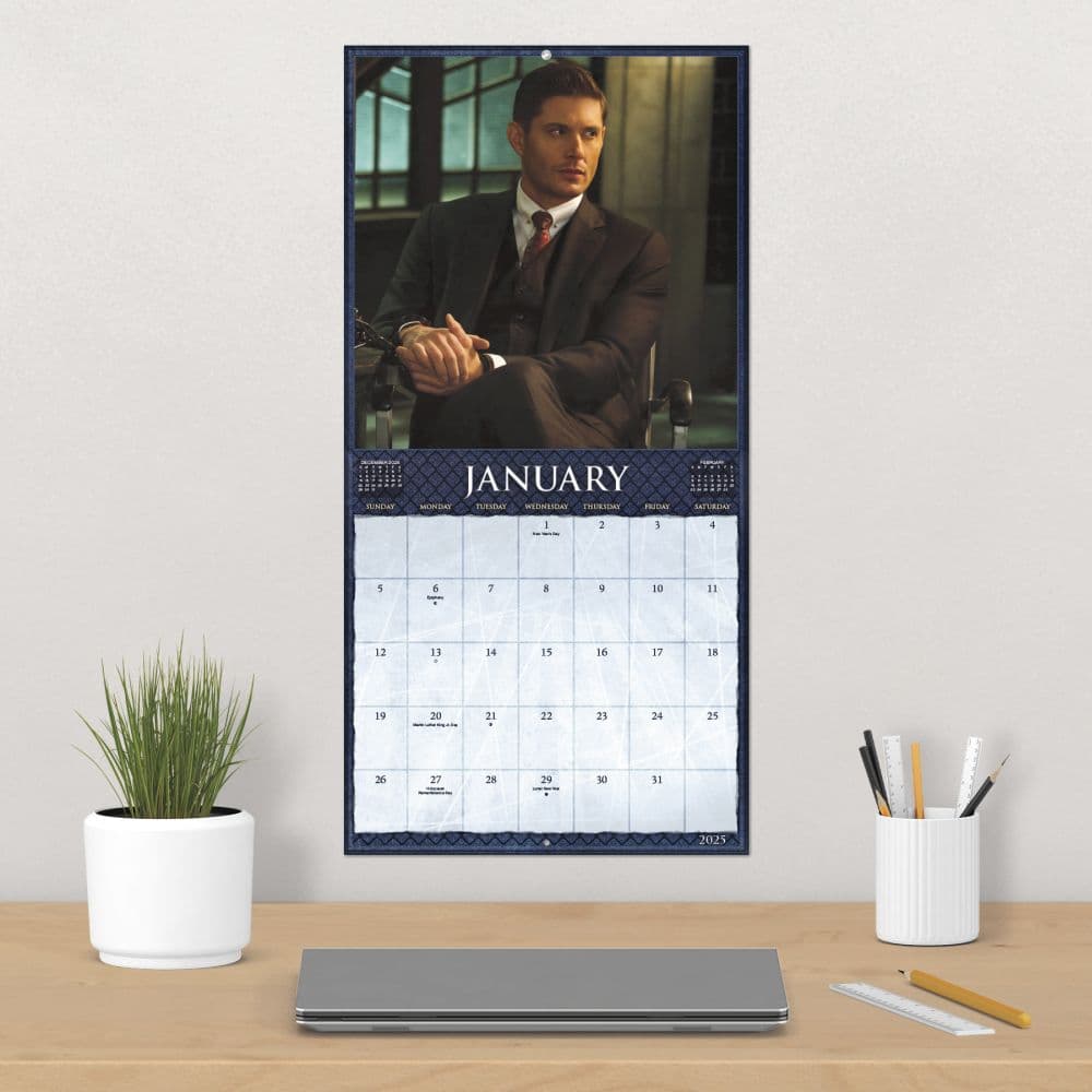 Supernatural Exclusive with Bonus Print 2025 Wall Calendar