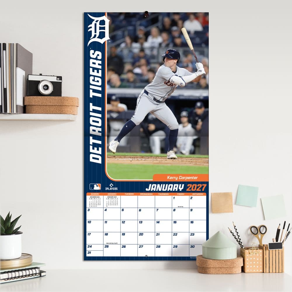 MLB Detroit Tigers 2027 Wall Calendar Fifth Alternate Image