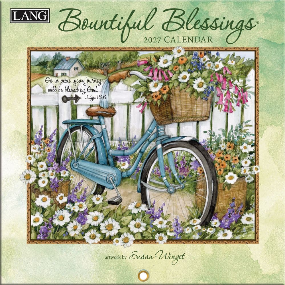 Bountiful Blessings 2027 Mini Wall Calendar by Susan Winget