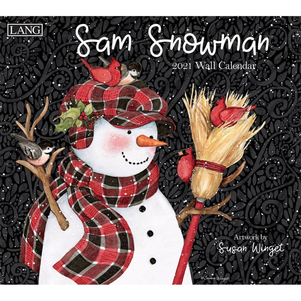 Sam The Snowman Calendar 2025