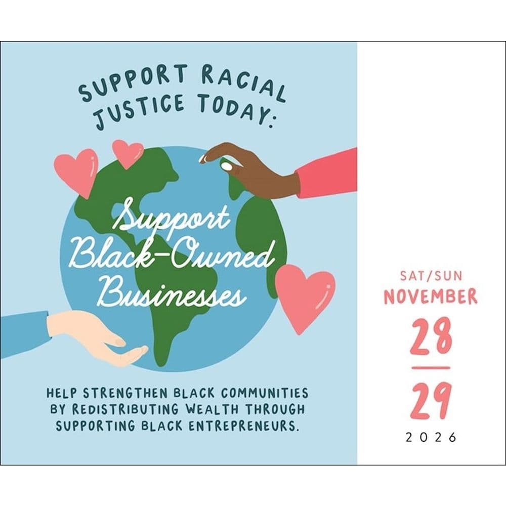 Hope Through Black History 2026 Desk Calendar Fourth Alternate Image
