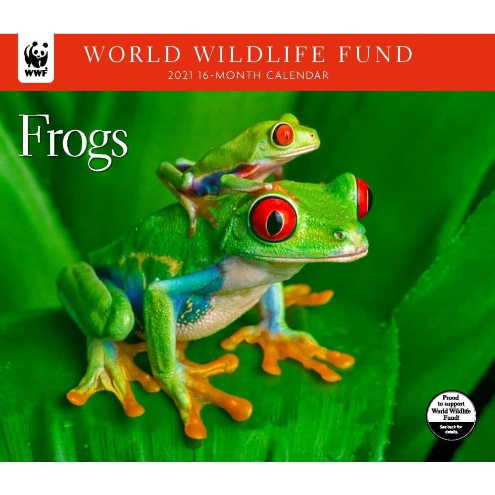 Frogs WWF Wall Calendar