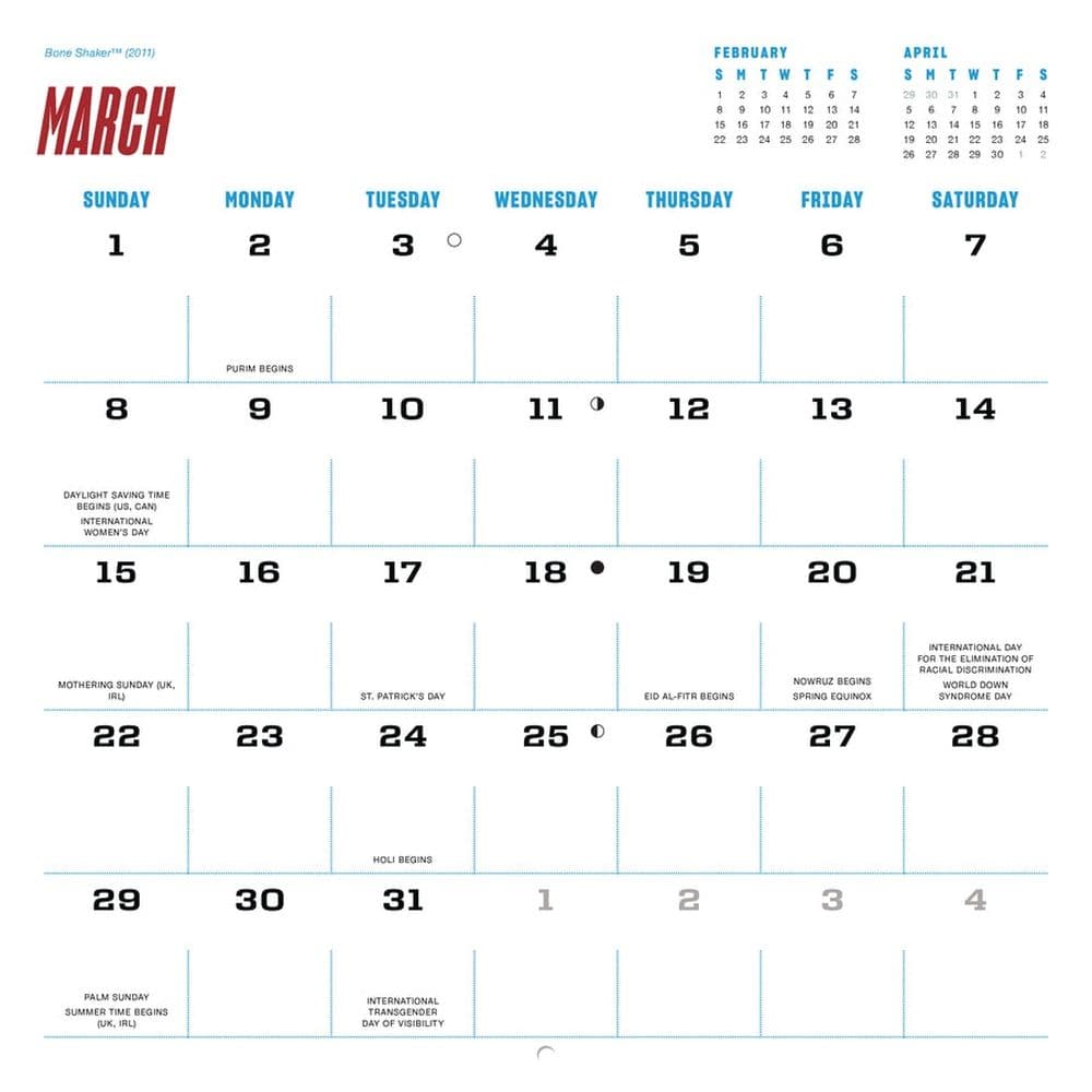 Hot Wheels Garage of Legends 2027 Wall Calendar Fifth Alternate Image