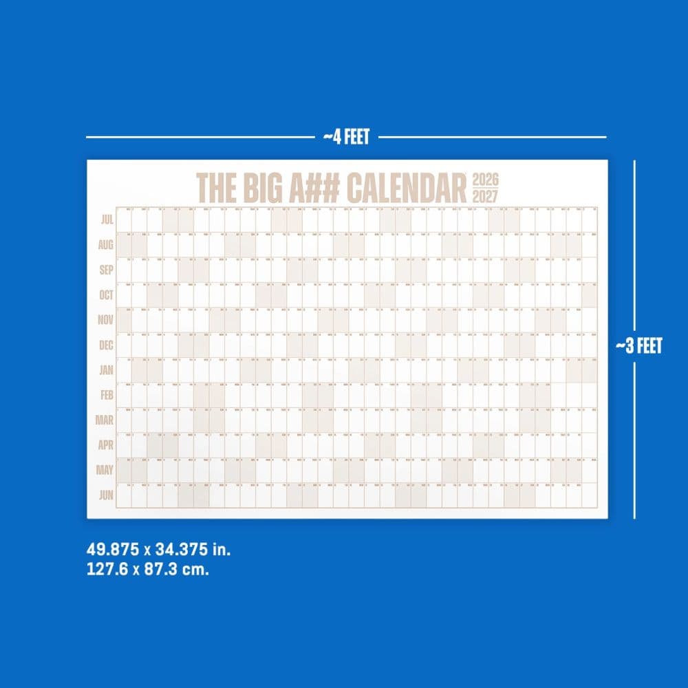 Big A## 2027 Academic Wall Calendar Neutral First Alternate Image