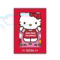 image Hello Kitty Playful Pink 2026 Mini Desk Calendar Main Image