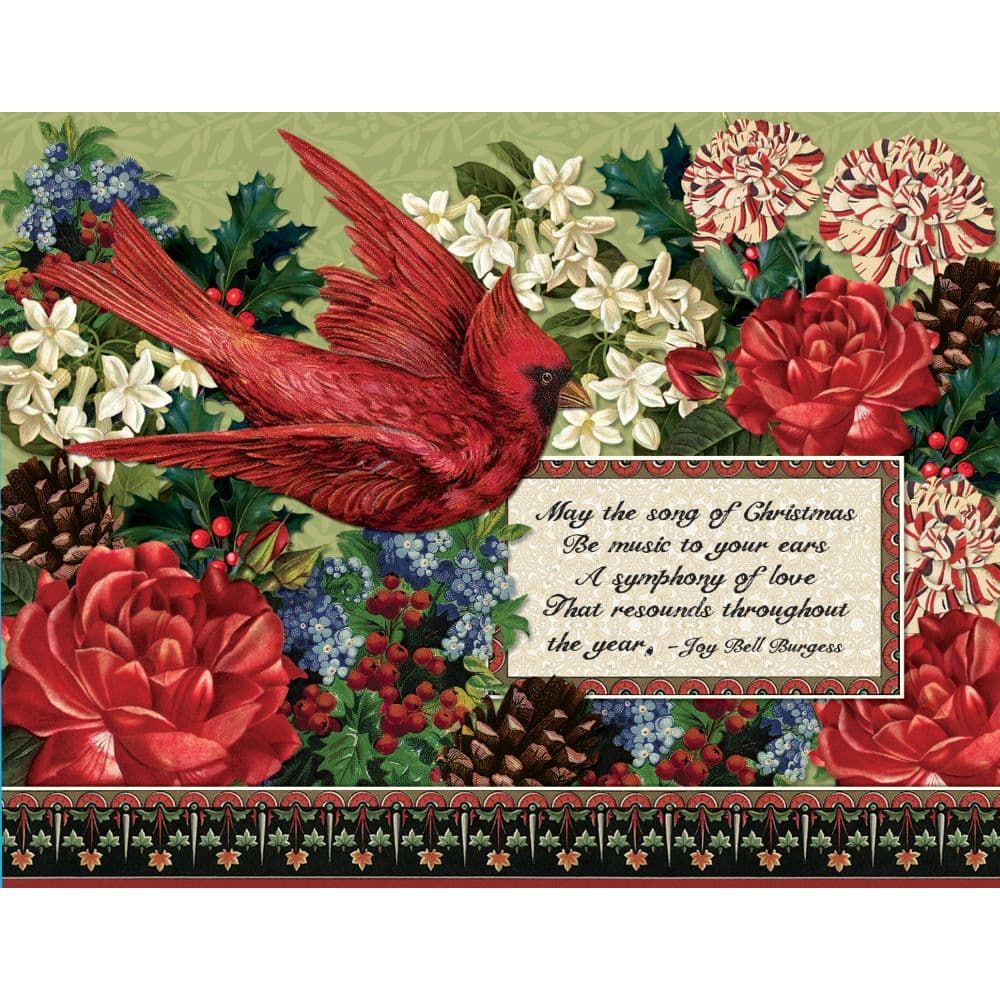 Songs of Christmas 5.375 In X 6.875 In Boxed Christmas Cards