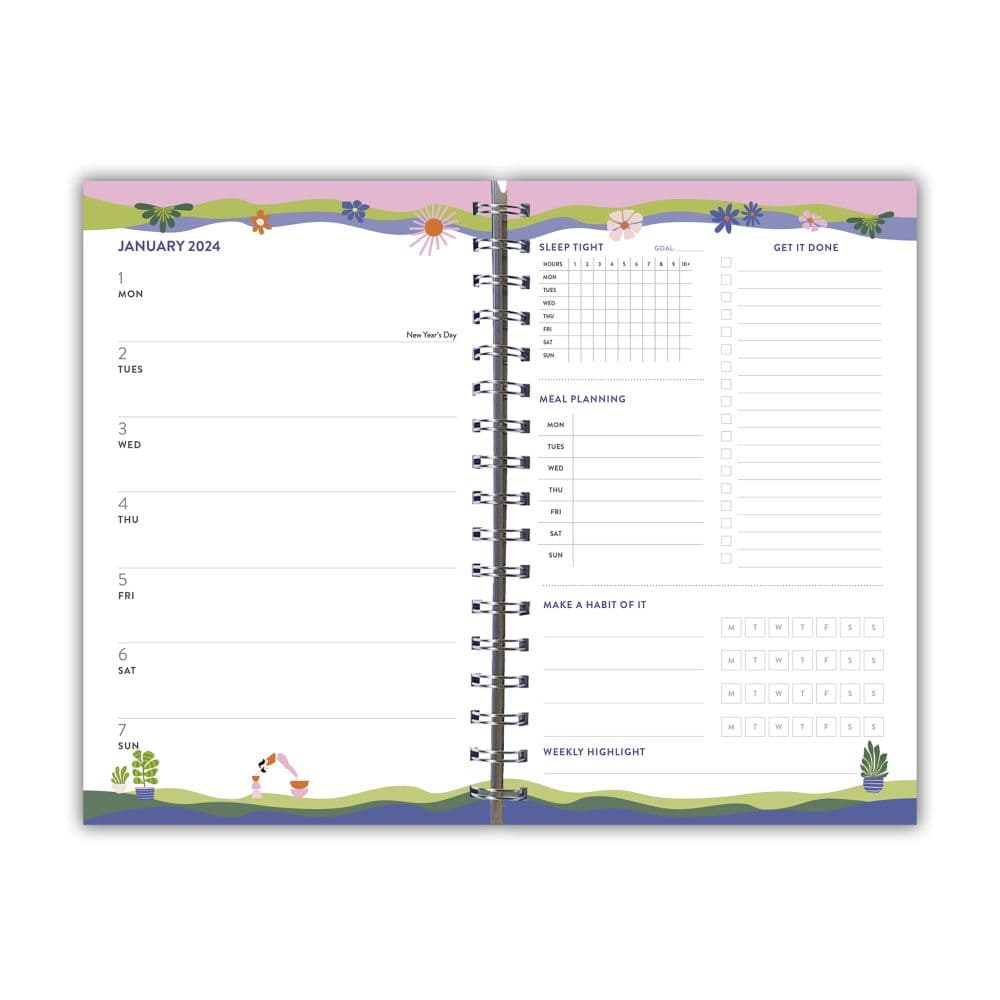 Goal Getter - Stay Balanced 2024 Planner Second Alternate Image width=&quot;1000&quot; height=&quot;1000&quot;
