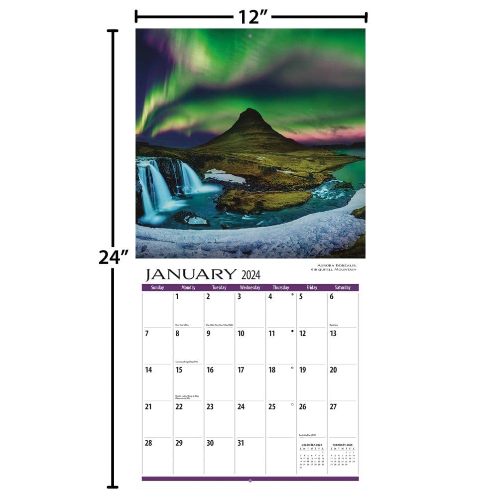 Iceland 2024 Wall Calendar