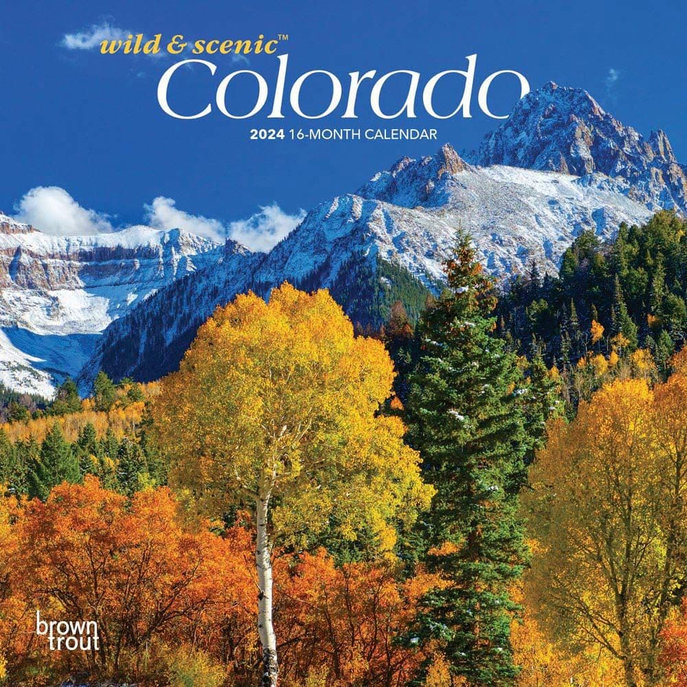 Colorado 2024 Mini Wall Calendar