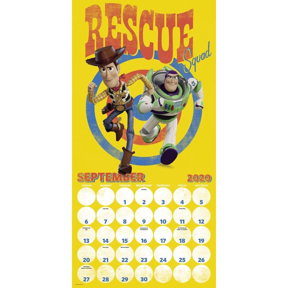 Toy Story 4 Wall Calendar