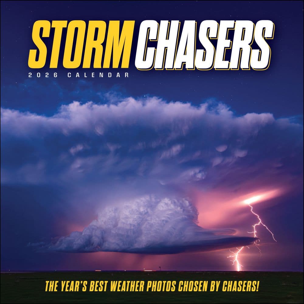 Storm Chasers 2026 Wall Calendar Main Image