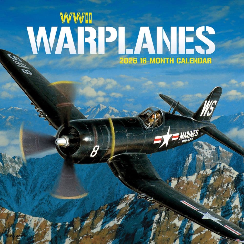 Warbirds of WWII 2026 Wall Calendar  Main Image