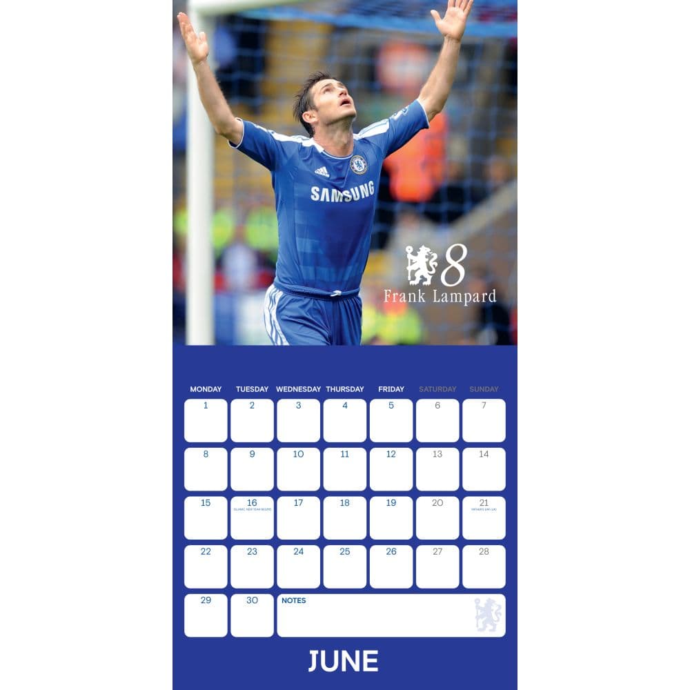 Chelsea Legends 2026 Wall Calendar Third Alternate Image