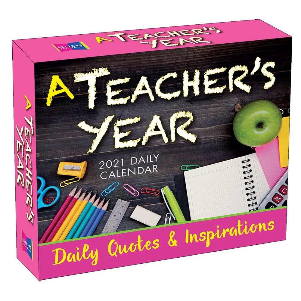 Teachers Year Desk Calendar