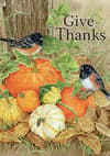 image Give Thanks Outdoor Flag-Large - 28 x 40 by Jane Shasky Main Image