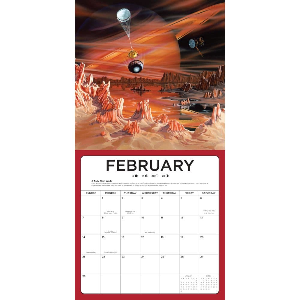 Art of NASA 2027 Wall Calendar First Alternate Image
