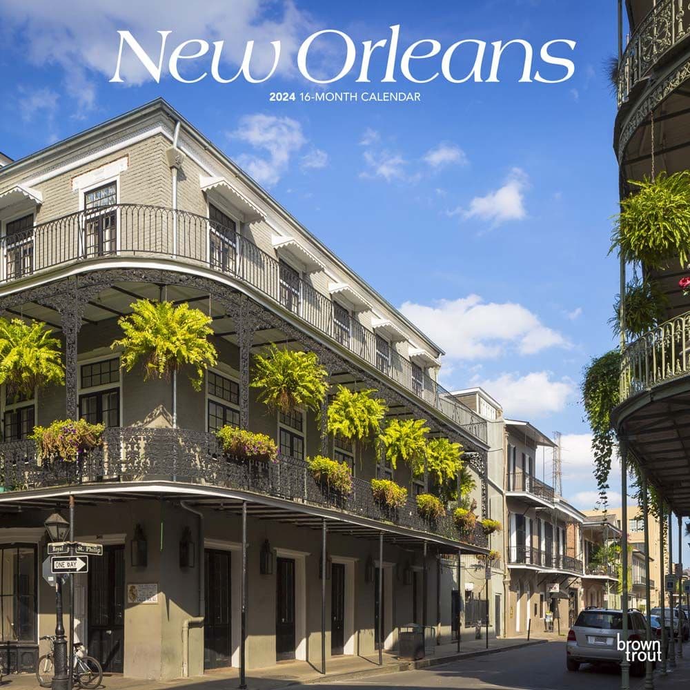 New Orleans 2024 Wall Calendar Main Product Image width=&quot;1000&quot; height=&quot;1000&quot;
