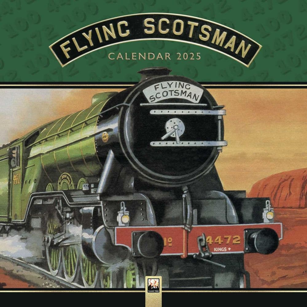 Flying Scotsman 2025 Wall Calendar Main Image