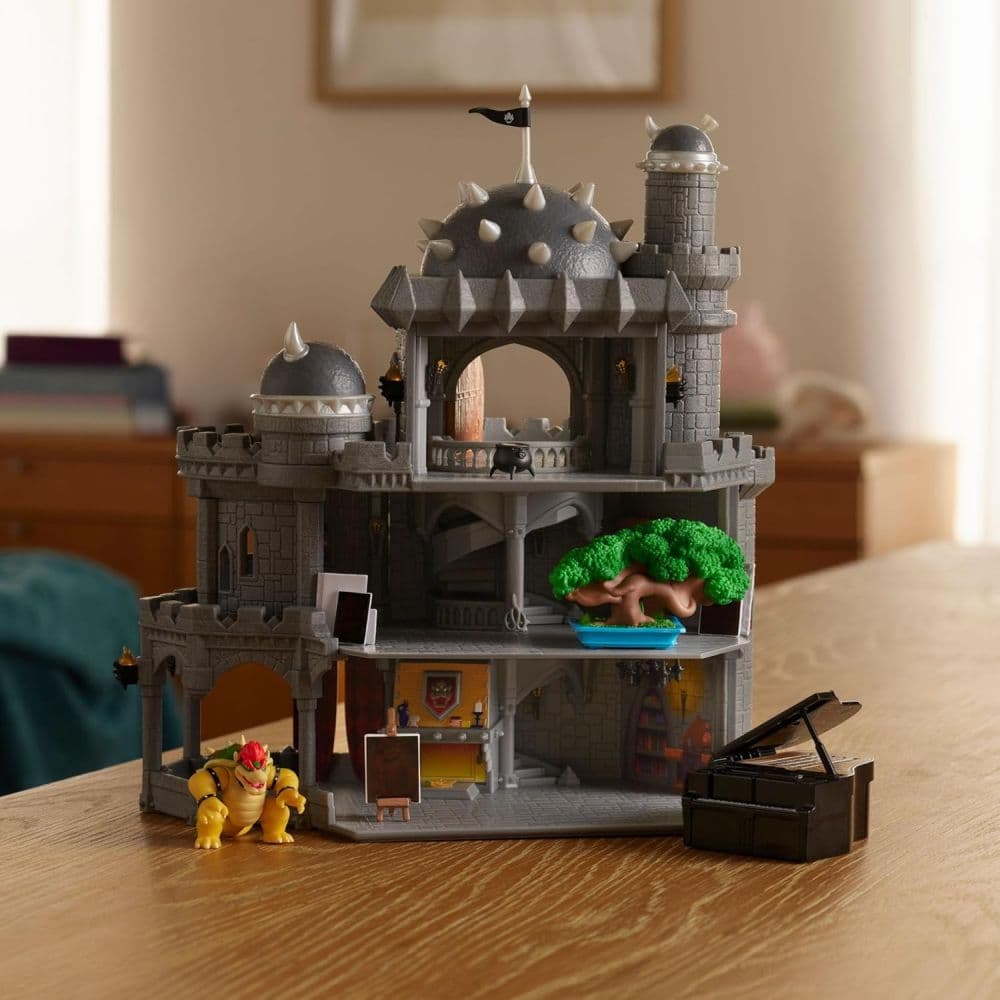 Super Mario Galaxy Movie Deluxe 12-inch Bowser Castle Playset Fourth Alternate Image