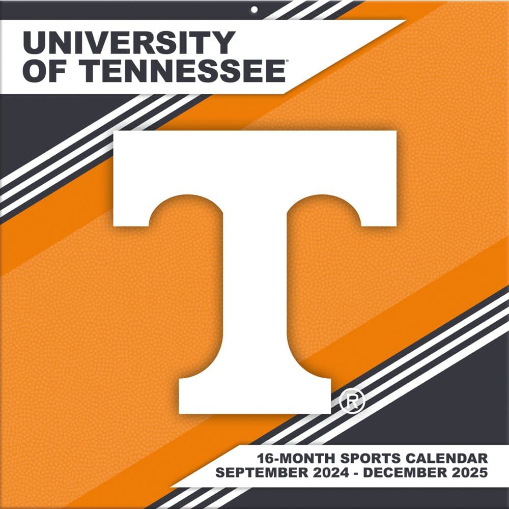 COL Tennessee Volunteers 2025 Wall Calendar Main Image