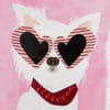 image Cute Dog In Sunglasses Valentine&#39;s Day Card Fifth Alternate Image width=&quot;1000&quot; height=&quot;1000&quot;