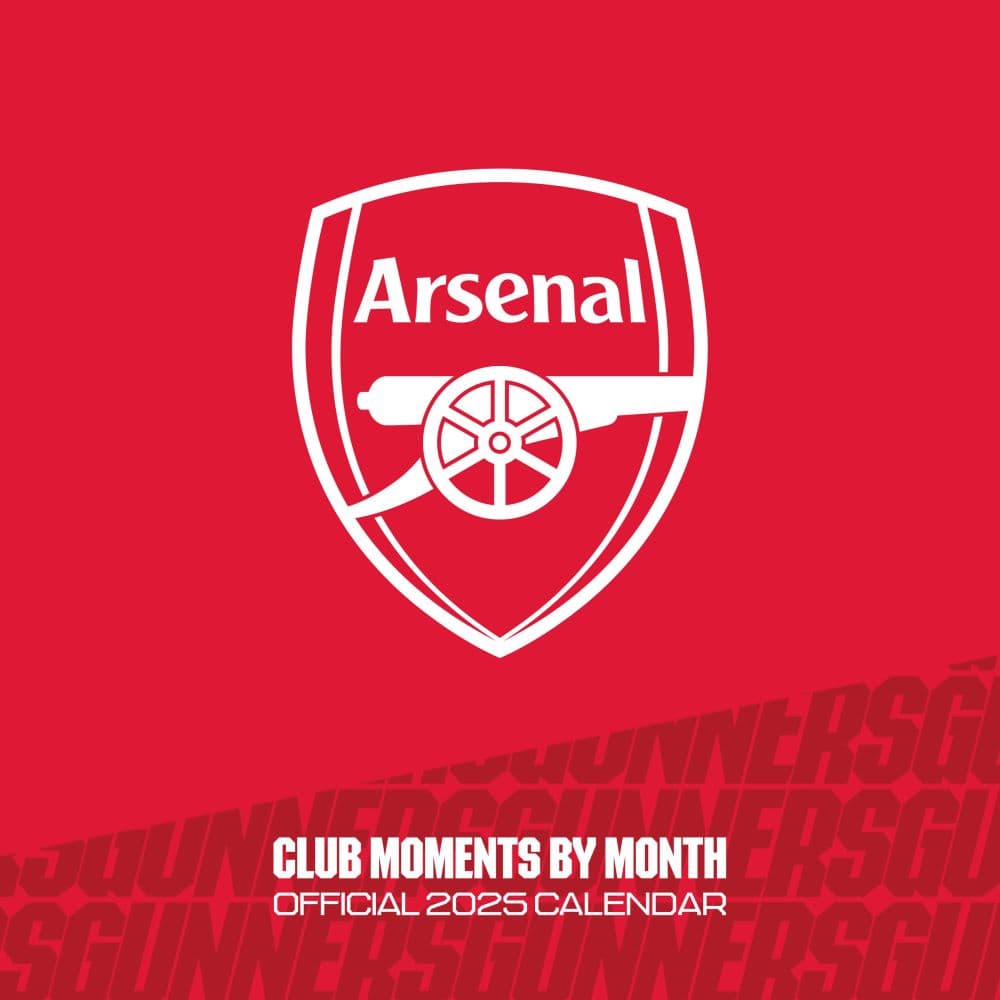 Arsenal Legends 2025 Wall Calendar Main Image