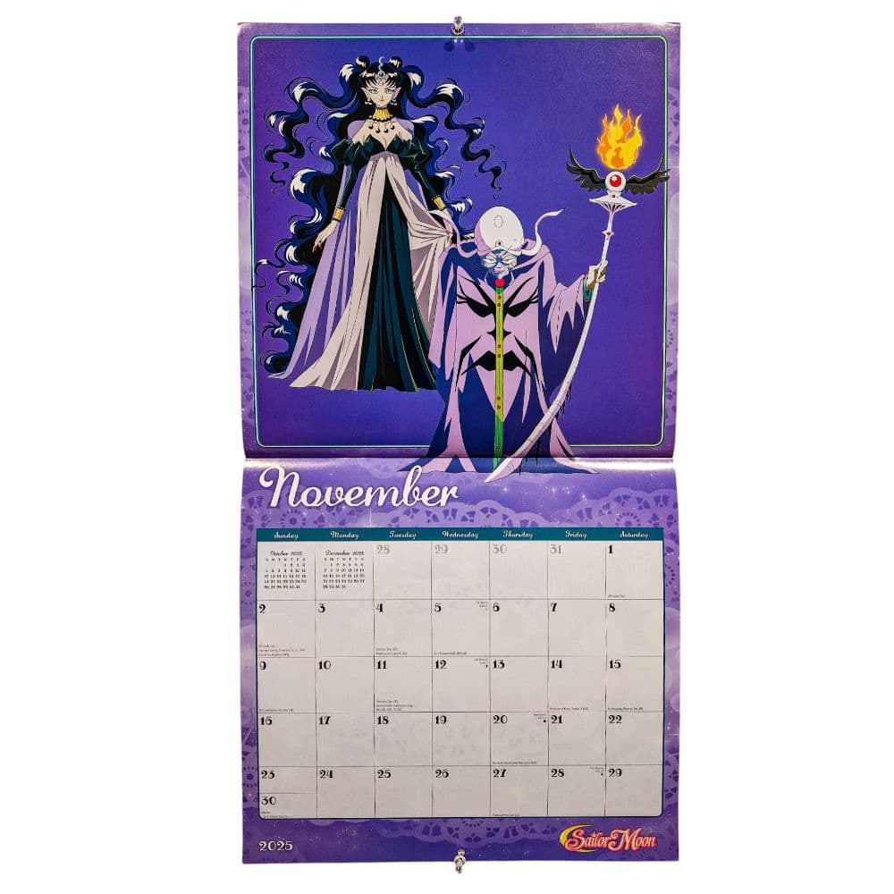 Sailor Moon 2025 Wall Calendar Fourteenth Alternate Image