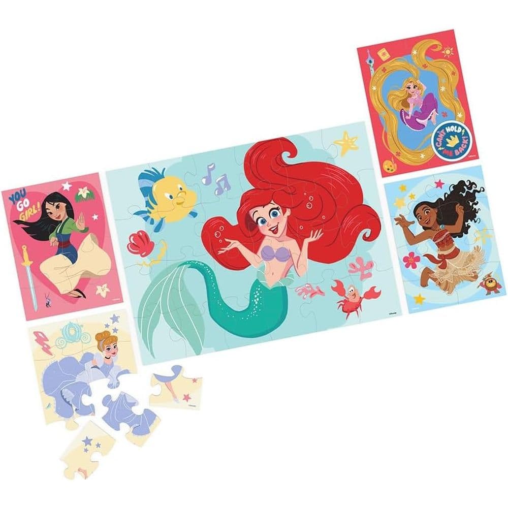 Princess 5 Pack Wood Puzzle First Alternate Image
