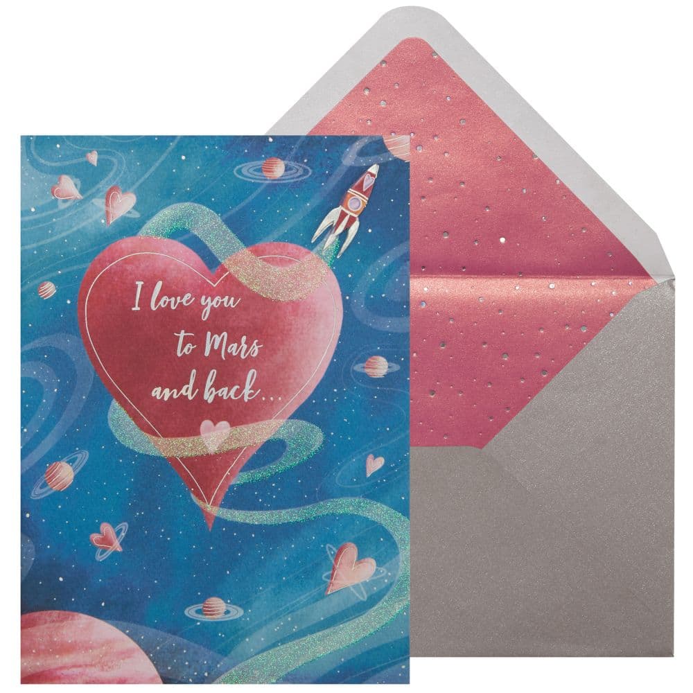 To Mars and Back Valentine&#39;s Day Card Main Product Image width=&quot;1000&quot; height=&quot;1000&quot;