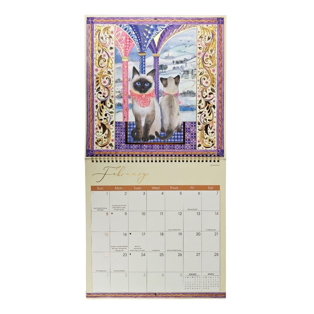 Loving Cats 2026 Spiral Wall Calendar Third Alternate Image