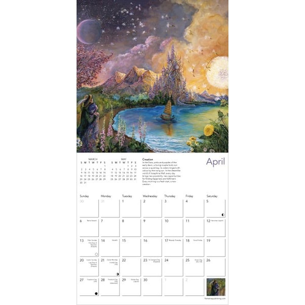 Celestial Journeys by Josephine 2025 Mini Wall Calendar Second Alternate Image