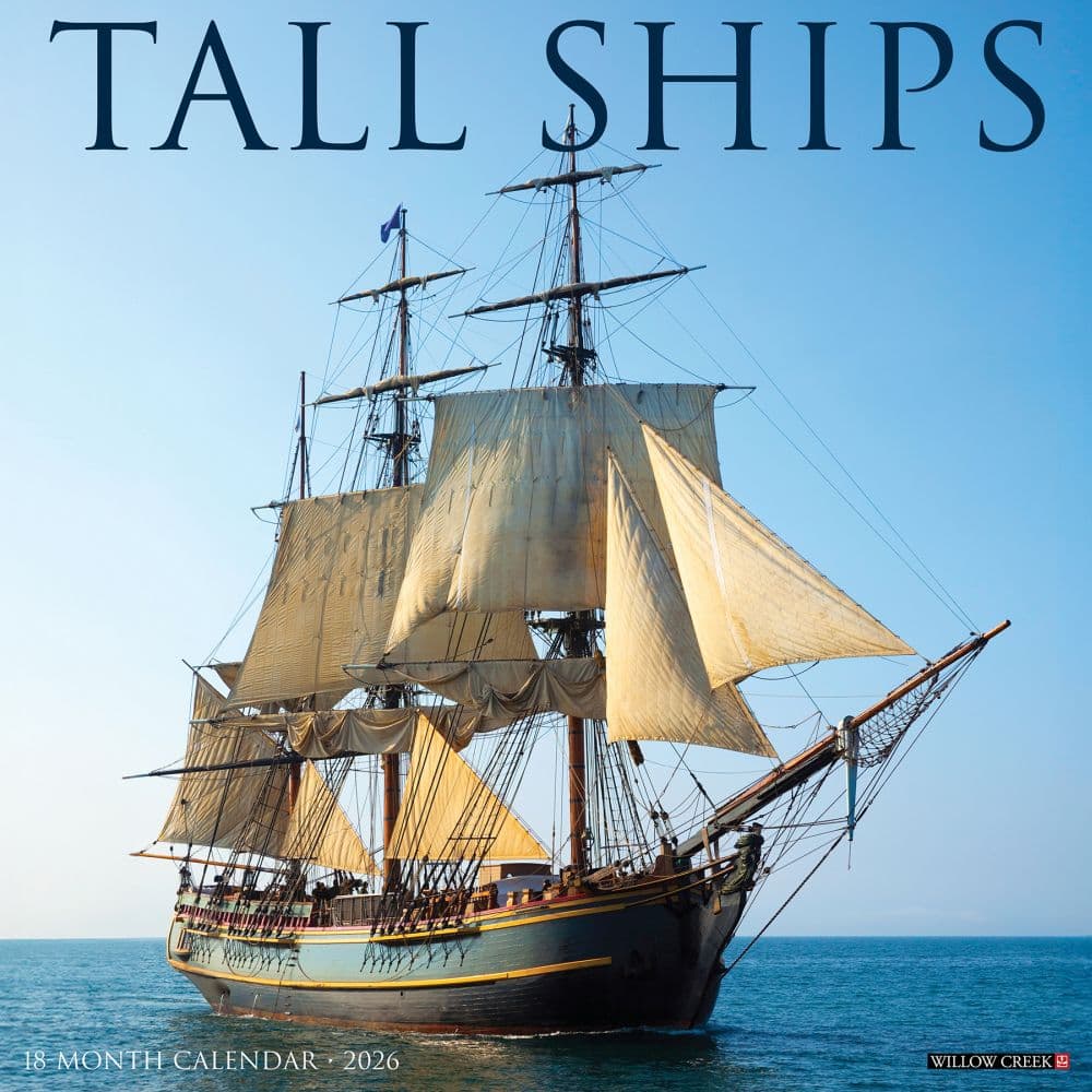 Tall Ships 2026 Wall Calendar  Main Image