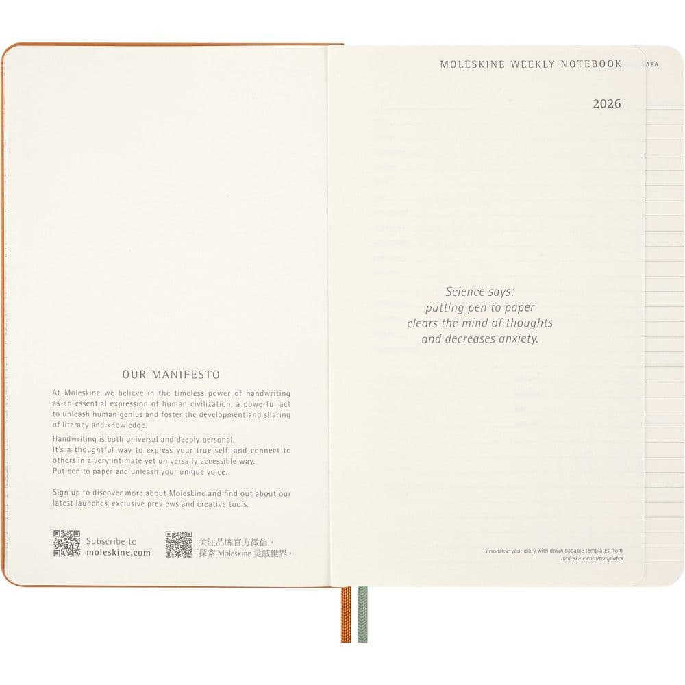 Peanuts Orange Weekly 2026 Planner Third Alternate Image