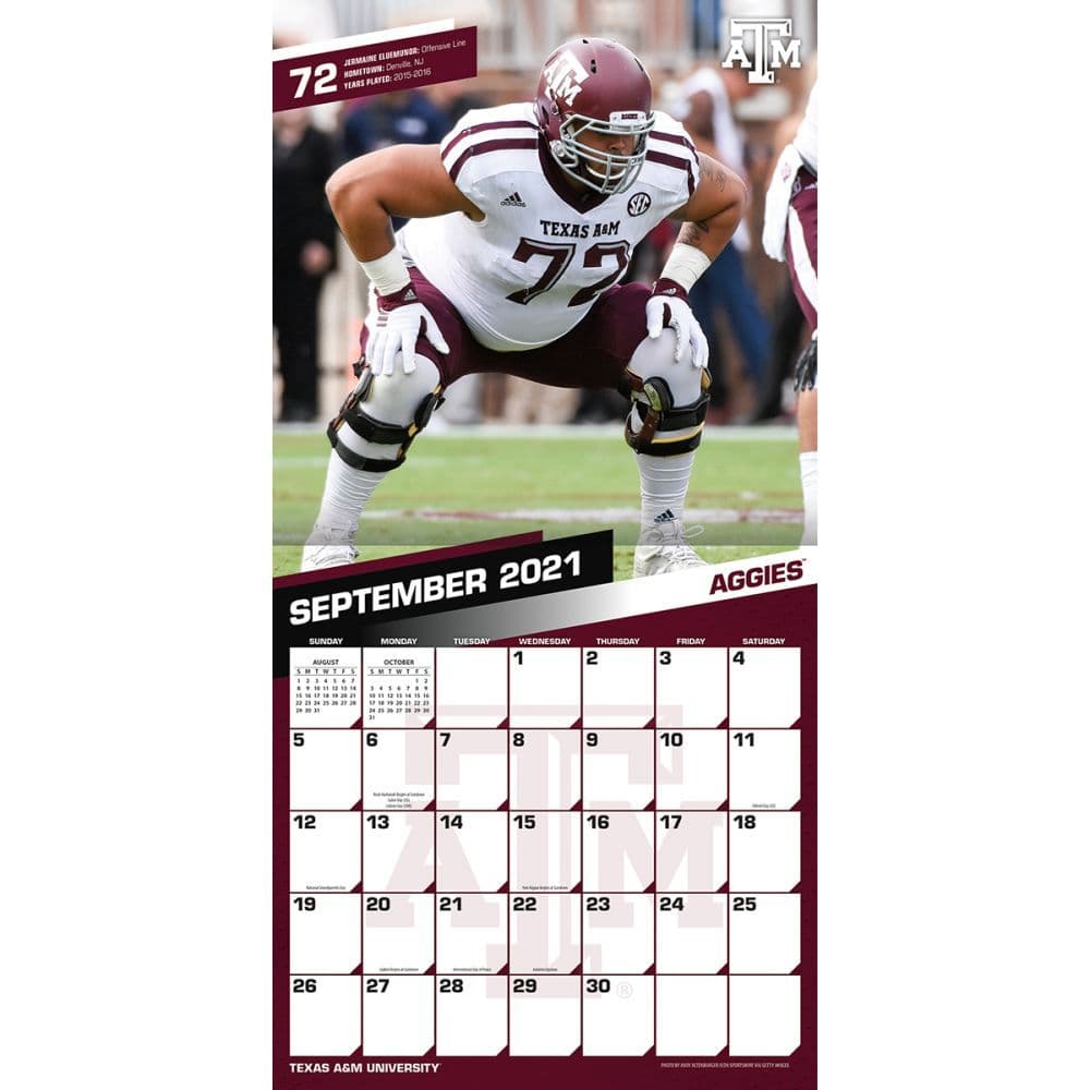 Texas A&M Aggies 2022 Wall Calendar - Calendars.com