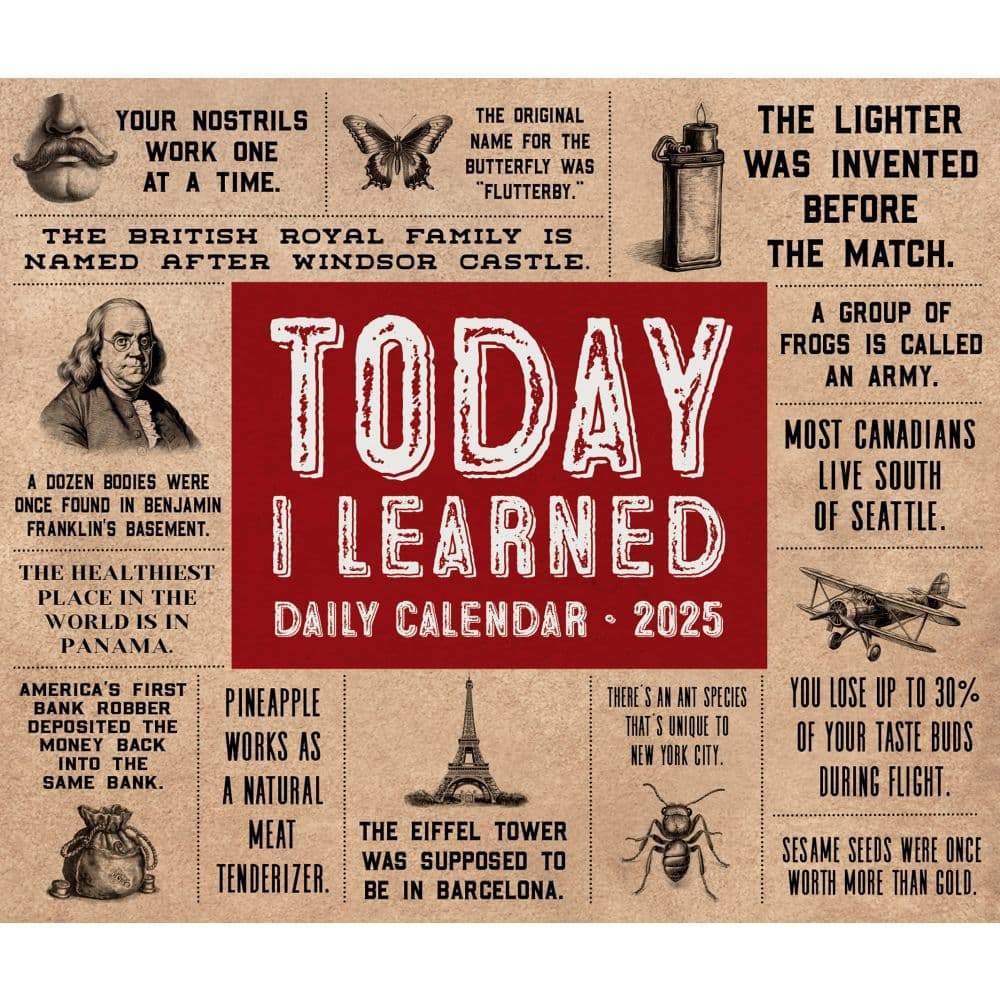 Today I Learned 2025 Desk Calendar Alt4