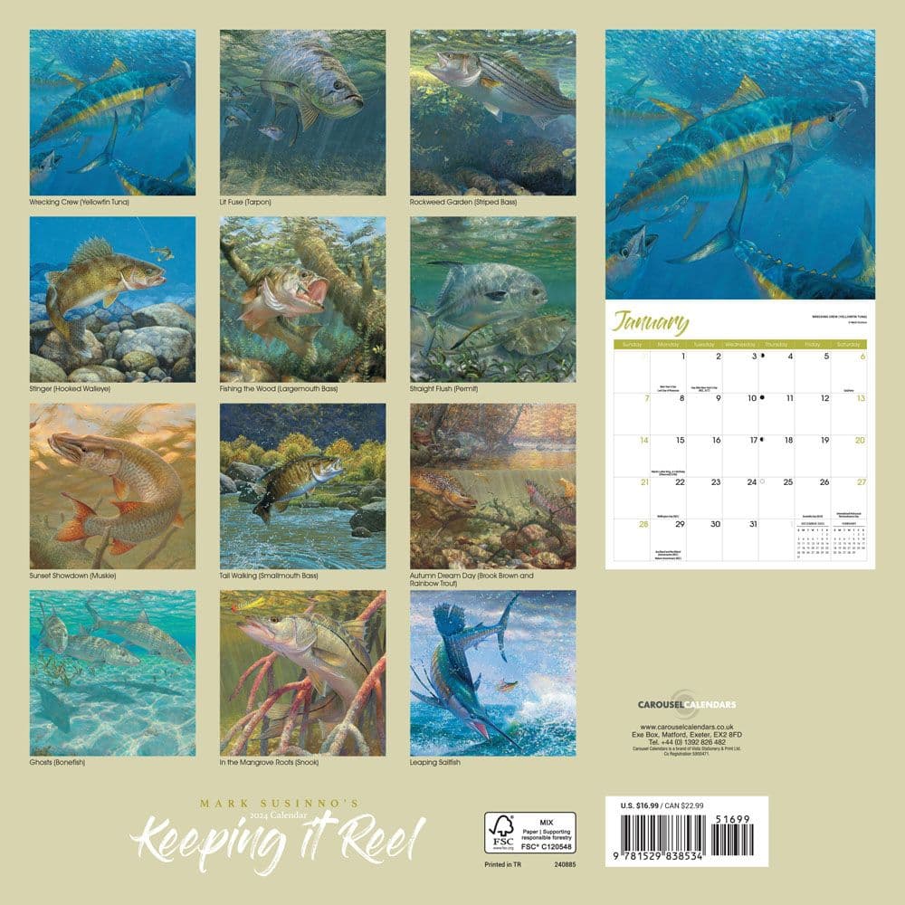 Keeping It Reel 2024 Wall Calendar First Alternate Image width=&quot;1000&quot; height=&quot;1000&quot;