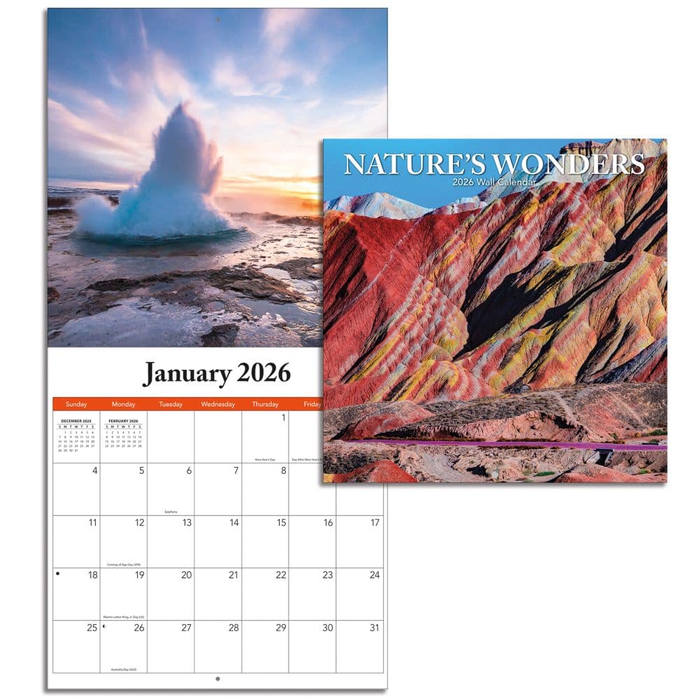 Natures Wonders 2026 Mini Wall Calendar_ALT4