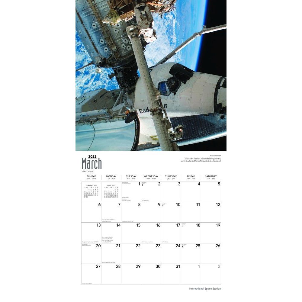 Nasa Calendar 2022 International Space Station 2022 Wall Calendar - Calendars.com